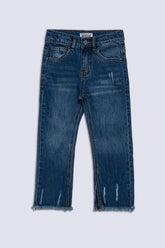 Ripping Edges Girl's Denim Pant